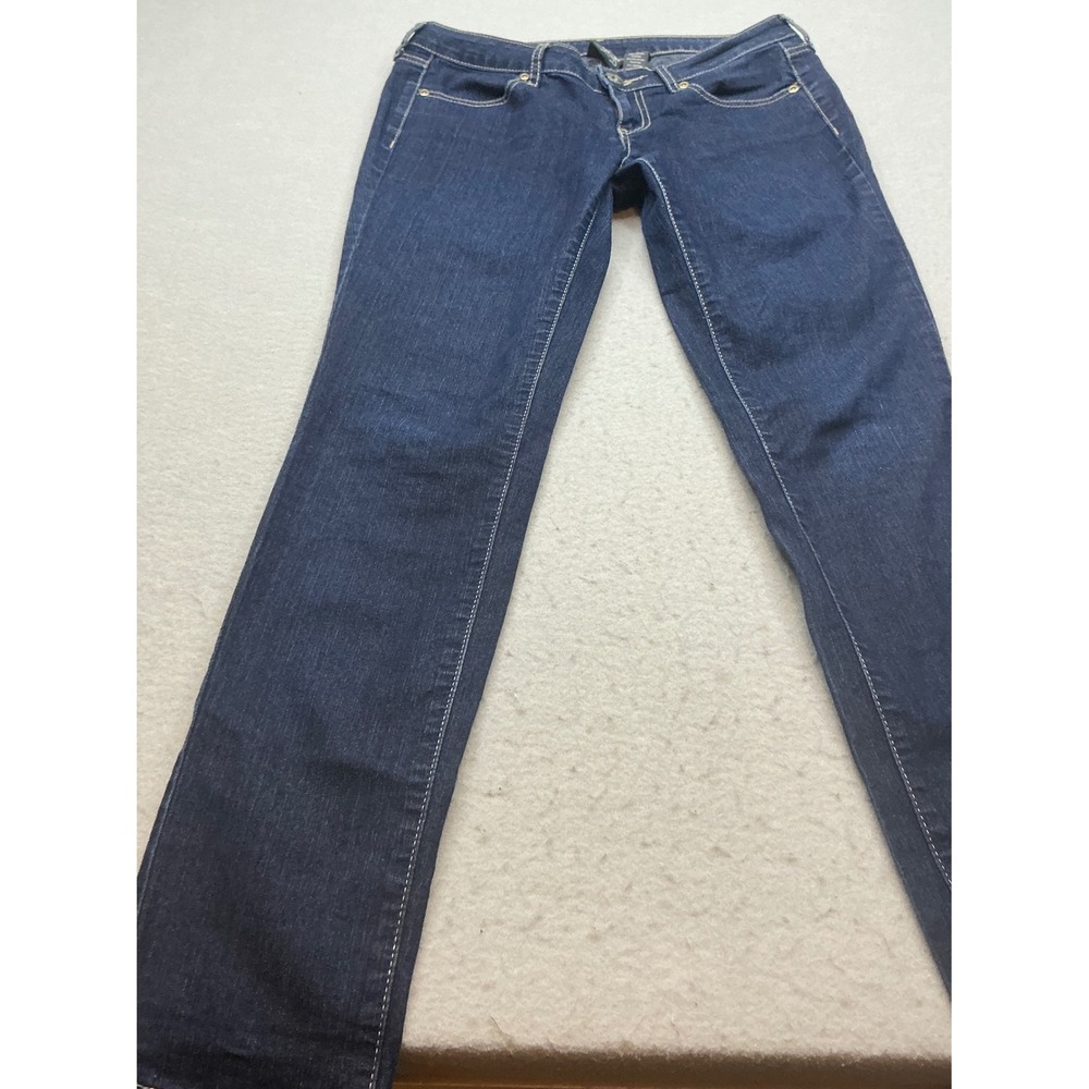 Wallflower Vintage Y2K Straight Leg Jeans Dark Wash Stretch Denim Size 7